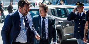 Ματέο Σαλβίνι (Φωτογραφία: AP Photo/Nicola Marfisi)