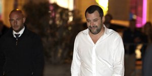 Ο Ματέο Σαλβίνι/ Φωτογραφία: AP- Andrew Medichini