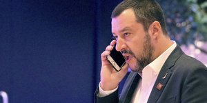 Ο Ματέο Σαλβίνι (Φωτογραφία: AP/ Ronald Zak)