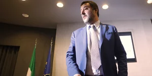 Ο Ματέο Σαλβίνι/ Φωτογραφία: AP- Alessandra Tarantino
