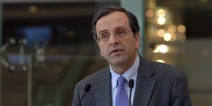 Ο Σαμαράς με σπασμένη τη φωνή από τη συγκίνηση μιλάει για τον χαμένο του φίλο
