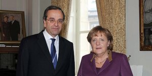 Τηλεφωνική συνομιλία είχαν Σαμαράς - Μέρκελ