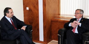 Γιούνκερ: Είπα στον Σαμαρά πως δεν θα γίνουν αλλαγές στο Μνημόνιο