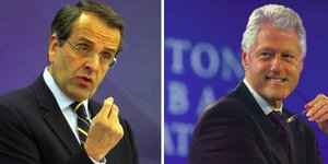 Με τον Αντώνη Σαμαρά θα συναντηθεί το μεσημέρι της Κυριακής ο Μπιλ Κλίντον