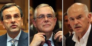 Αντιφατικές εκτιμήσεις ΓΑΠ-Σαμαρά μετά τα ραντεβού με Παπαδήμο
