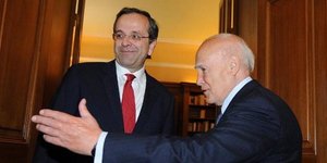 Αύριο στις 12 η έκτακτη συνάντηση Σαμαρά - Παπούλια