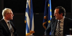 Σαμαράς και Ρομπάι συζητούν για τα μέτρα των 11