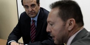 Συνάντηση Σαμαρά – Στουρνάρα στο υπουργείο Οικονομικών