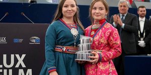 Την απονομή έκανε ο Πρόεδρος του Ευρωπαϊκού Κοινοβουλίου Αντόνιο Ταγιάνι