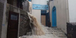 Η Σαμοθράκη έπαθε ανυπολόγιστες ζημιές από τη θεομηνία της 26ης Σεπτεμβρίου/Φωτογραφία: e-evros