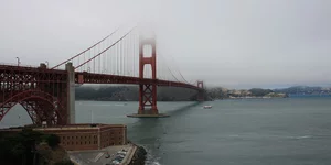 Η περίφημη Golden Gate Bridge στο Σαν Φρανσίσκο 