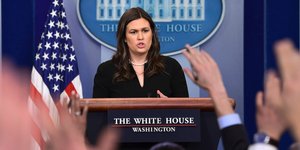 Σάρα Σάντερς (Φωτογραφία: AP Photo/Susan Walsh)