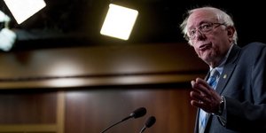 Ο Μπέρνι Σάντερς/ Φωτογραφία: AP- Andrew Harnik