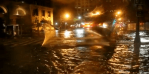 Ο άνθρωπος που κινηματογράφησε τον τυφώνα Σάντι [βίντεο]