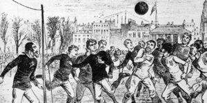 ο πρώτος επίσημος διεθνής αγώνας ποδοσφάιρου