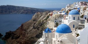 Άποψη της Σαντορίνης. Πηγή φωτό: AP/Michael Virtanen