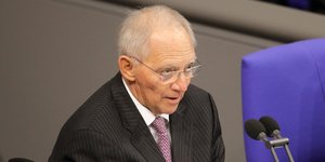 Ο Σόιμπλε δεν αποκλείει σχηματισμό κυβέρνησης μειοψηφίας -Φωτογραφία: AP Photo/Markus Schreiber