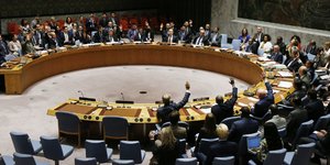 Το Συμβούλιο Ασφαλείας καταδίκασε την εκτόξευση πυραύλου από τη Β. Κορέα (Φωτογραφία: AP/ Jason DeCrow)