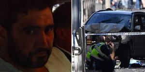 Ο 32χρονος Seed Noori σε περιπολικό της αστυνομίας (Φωτογραφία: 9Νews)