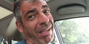 Ο Γιάννης Σερβετάλης τρολάρει τον καιρό/ Φωτογραφία: facebook