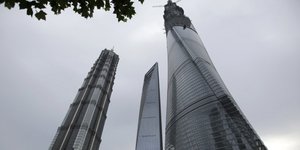 Ο ουρανοξύστης πριν από την ολοκλήρωσή του (Φωτογραφία: AP/ Eugene Hoshiko)