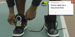Παπούτσια που μιλάνε παρουσίασε η Google [βίντεο]