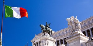 Σημαία Ιταλίας /Φωτογραφία shutterstock