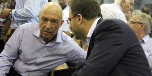 Κώστας Σημίτης & Θανάσης Θεοχαρόπουλος (Φωτογραφία: Eurokinissi-ΚΟΝΤΑΡΙΝΗΣ ΓΙΩΡΓΟΣ)