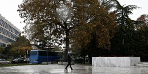 Στιγμιότυπο από τη βροχερή Αλεξανδρούπολη (Φωτογραφία: Alexandros Michailidis / SOOC)
