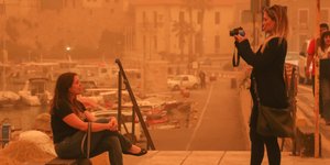 Φωτογραφία: Eurokinissi- ΡΑΠΑΝΗΣ ΣΤΕΦΑΝΟΣ- Αφρικάνικη σκόνη στην πόλη του Ηρακλείου