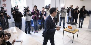 Δημοψήφισμα στα Σκόπια/Φωτογραφία: Eurokinissi