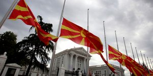 Φωτογραφία: AP Photo/Boris Grdanoski