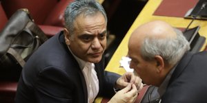 Ο γραμματέας του ΣΥΡΙΖΑ Πάνος Σκουρλέτης- φωτογραφία eurokinissi