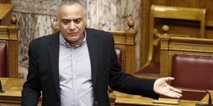 Ο Πάνος Σκουρλέτης (Φωτογραφία: EUROKINISSI/ΓΙΩΡΓΟΣ ΚΟΝΤΑΡΙΝΗΣ)