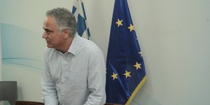 Ο Πάνος Σκουρλέτης (Φωτογραφία: EUROKINISSI/ ΧΡΗΣΤΟΣ ΜΠΟΝΗΣ)