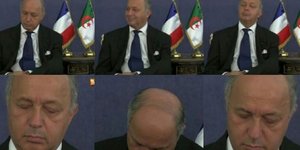 Ο Γάλλος υπουργός Εξωτερικών κοιμήθηκε την ώρα επίσημης επίσκεψης -Σε αμηχανία ο