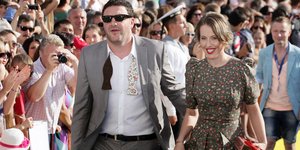 H Σόμπτσα με τον σύζυγό της (Φωτογραφία: AP/ Artur Lebedev)