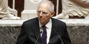 Ο Βόλφγκανγκ Σόιμπλε/ Φωτογραφία: AP- Michel Euler