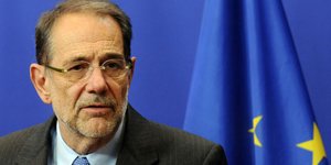 Ο Χαβιέ Σολάνα (Φωτογραφία: AP/ Thierry Charlier)