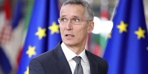 Ο Γενς Στόλτενμπεργκ (Φωτογραφία: AP/ Olivier Matthys)