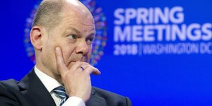 Ο Ολαφ Σολτς (Φωτογραφία: AP/ Jose Luis Magana)