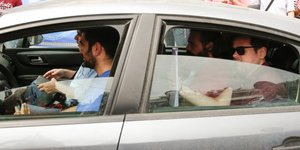 Ο Αρτένης Σώρρας κατά την άφιξή του στα δικαστήρια. Φωτογραφία: Eurokinissi