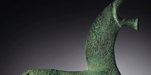 Το χάλκινο ειδώλιο αλόγου του οίκου Sotheby's. Φωτογραφία: Sotheby's