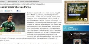 Ο «Μέσι της Ελλάδας» στην Πάρμα γράφουν οι Ιταλοί για τον Σωτήρη Νίνη