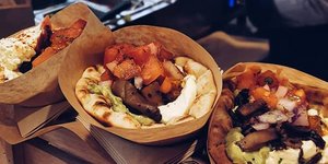 Σουβλάκια μανιταριών (Φωτογραφία: Cookoomela Grill)
