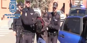 Ο δράστης στην Μαδρίτη/ Φωτογραφία: Twitter 