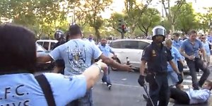 Αντρές της ισπανικής αστυνομίας ξυλοκόπησαν οπαδούς της Σίτι [βίντεο]