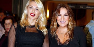 Η Κωνσταντίνα Σπυροπούλου με την Ναταλία Γερμανού. Φωτογραφία: Ndp photos