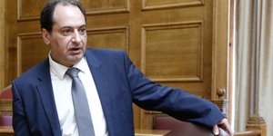 Χρήστος Σπίρτζης (Φωτογραφία: EUROKINISSI/ΓΙΩΡΓΟΣ ΚΟΝΤΑΡΙΝΗΣ)