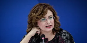 Η εκπρόσωπος τύπου της Νέας Δημοκρατίας Μαρία Σπυράκη/Φωτογραφία: Eurokinissi